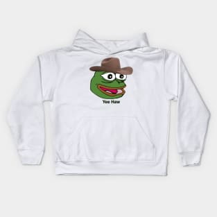 Pepe Yee Haw Kids Hoodie